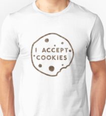 I Accept Cookies Unisex T-Shirt