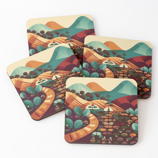 Item preview, Coffee Landscape Illustration - Inspired by Colombia designed and sold by ChelaDesigns.