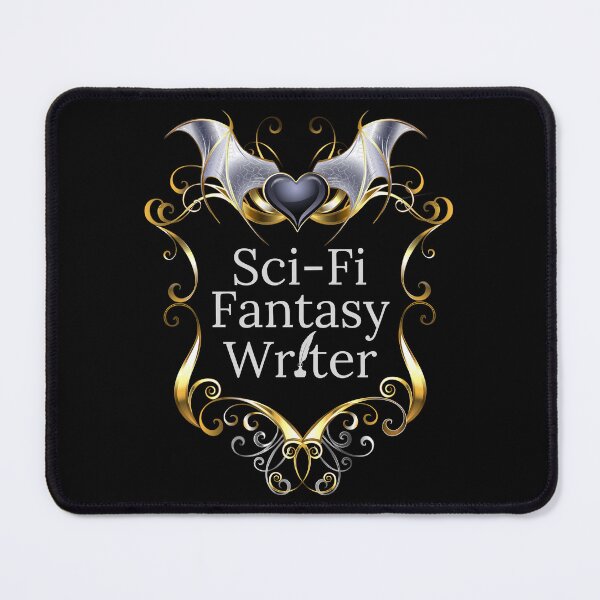 Item preview, Sci-Fi Fantasy Writer Shield Emblem Background designed and sold by TheKnightWriter.