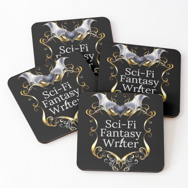 Item preview, Sci-Fi Fantasy Writer Shield Emblem Background designed and sold by TheKnightWriter.