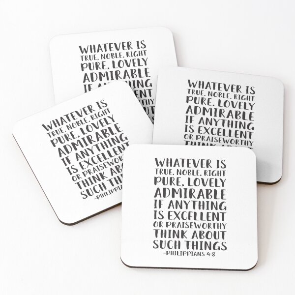 Item preview, Philippians 4:8, Whatever Is True Noble Right Pure Lovely designed and sold by aenaonartwork.
