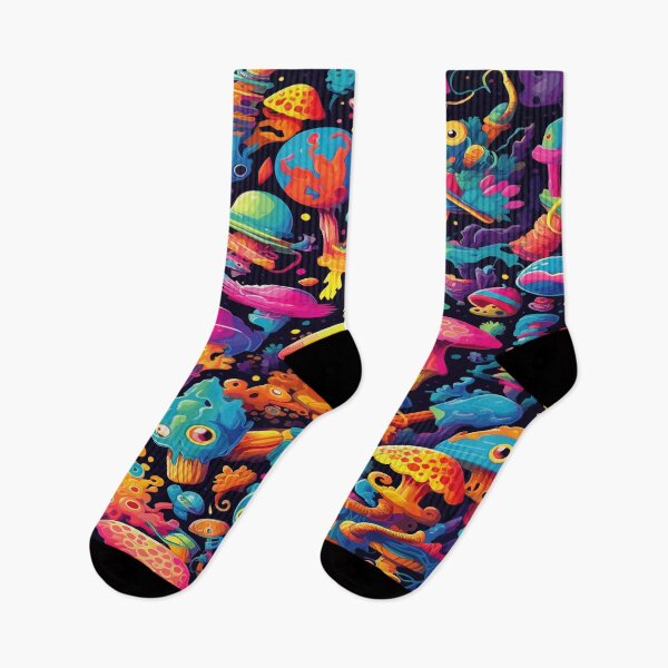 Item preview, Psychedelic Patterns in Vibrant Colors designed and sold by ColorDesign38.