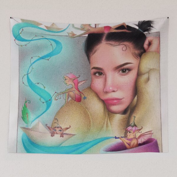 Item preview,  Halsey designed and sold by FarzanArt.
