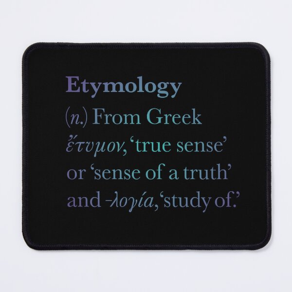 Item preview, Etymology definition. v.1 designed and sold by x1brett.