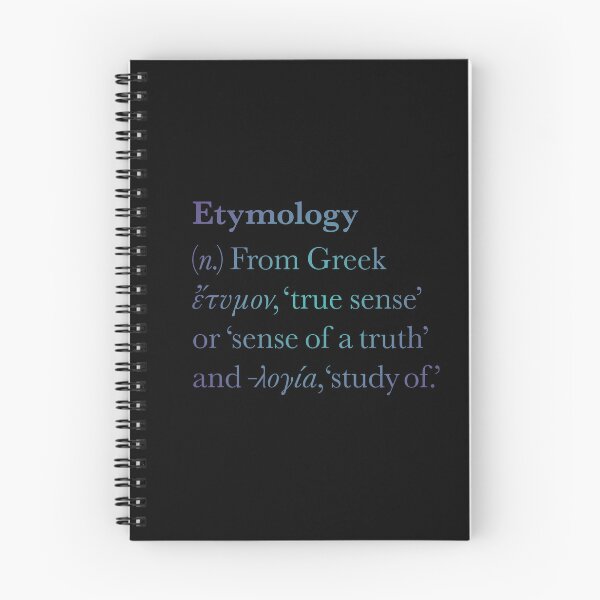 Item preview, Etymology definition. v.1 designed and sold by x1brett.
