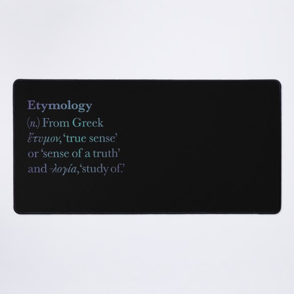 Item preview, Etymology definition. v.1 designed and sold by x1brett.