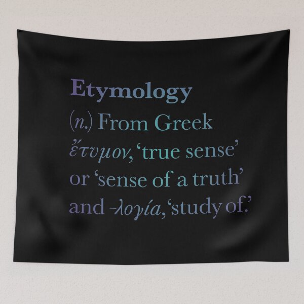 Item preview, Etymology definition. v.1 designed and sold by x1brett.