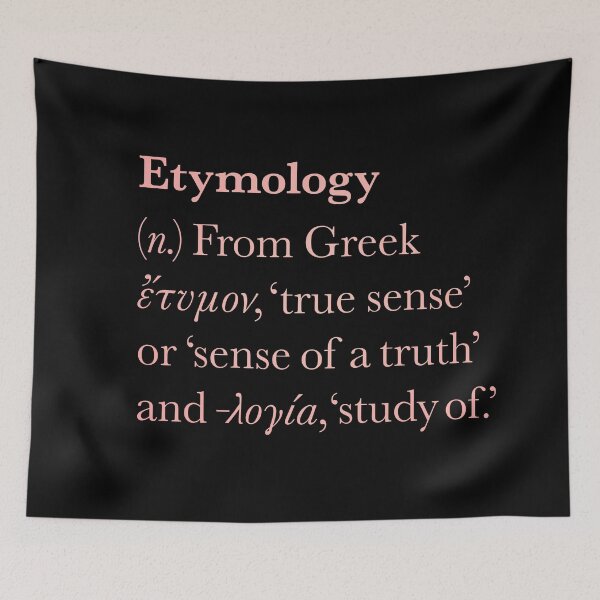Item preview, Etymology definition. v.2 designed and sold by x1brett.