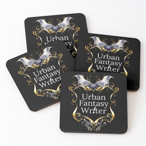 Item preview, Urban Fantasy Writer Shield Emblem Background designed and sold by TheKnightWriter.