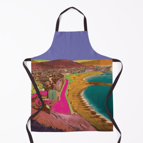 Item preview, vintage Aberystwyth seaside resort, Wales skyline designed and sold by Mauswohn.