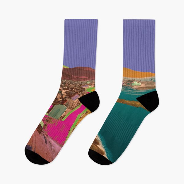 Item preview, vintage Aberystwyth seaside resort, Wales skyline designed and sold by Mauswohn.