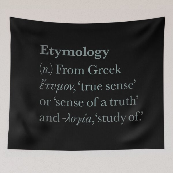 Item preview, Etymology definition. v.3 designed and sold by x1brett.