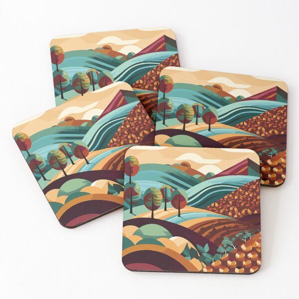 Item preview, Coffee Landscape Illustration - Inspired by Colombia designed and sold by ChelaDesigns.