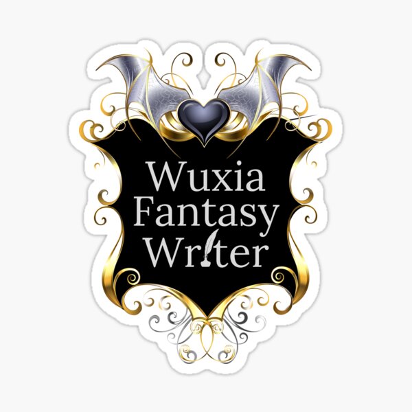 Item preview, Wuxia Fantasy Writer Shield Emblem Background designed and sold by TheKnightWriter.