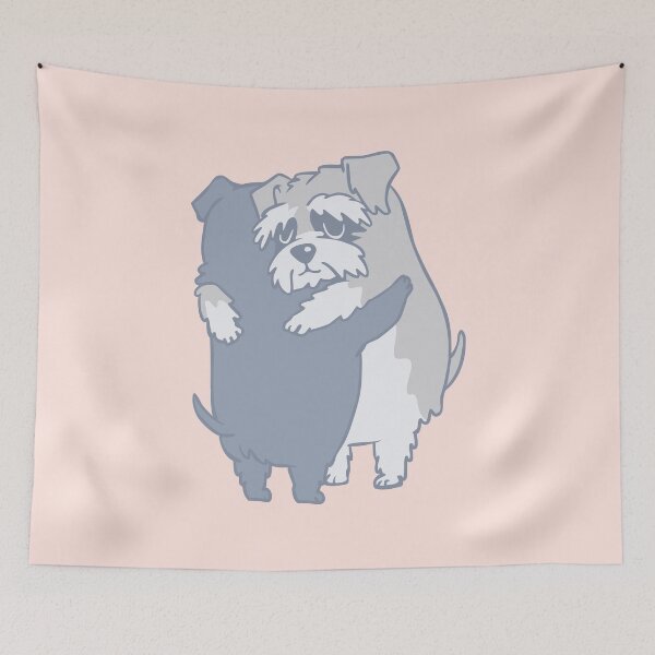Item preview, Schnauzer Hugs designed and sold by Huebucket.
