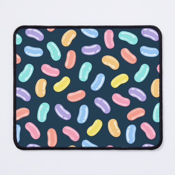 Item preview, jelly beans - multicolored on navy designed and sold by littlearrow.