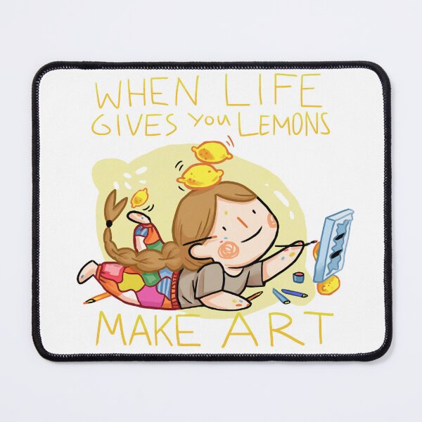 Item preview, lemon painting designed and sold by MalWasAndrees.