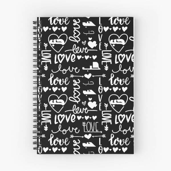Item preview, Love in Arabic Calligraphy Hub Hubb حب Black White designed and sold by ZamZamDesign.