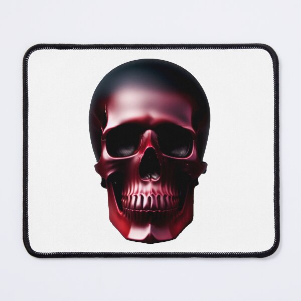 Item preview, Burgundy iron skull designed and sold by MadinaFatt.