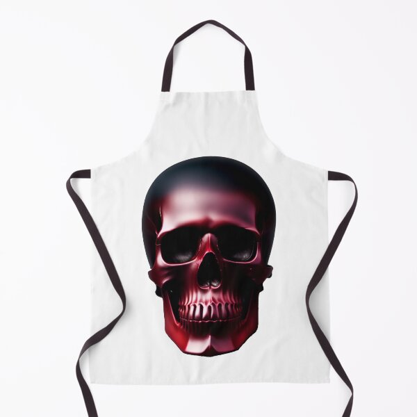Item preview, Burgundy iron skull designed and sold by MadinaFatt.