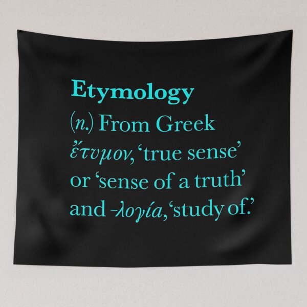 Item preview, Etymology definition. v.5 designed and sold by x1brett.
