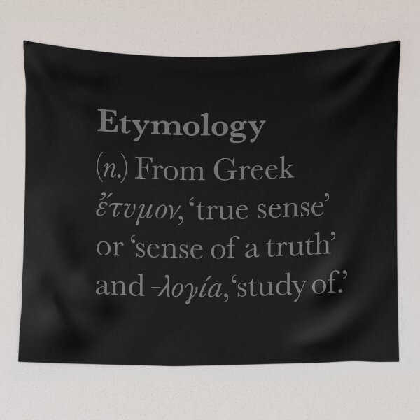 Item preview, Etymology definition. v.6 designed and sold by x1brett.
