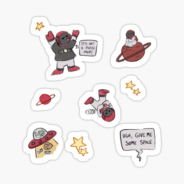 Angstronaut Sticker Pack Sticker