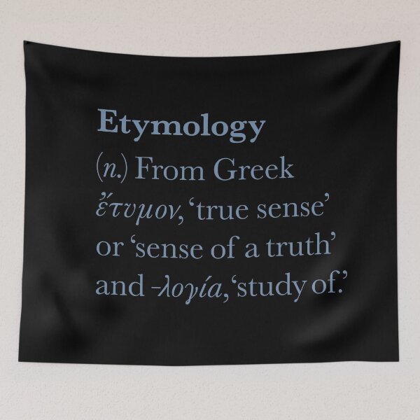 Item preview, Etymology definition. v.7 designed and sold by x1brett.