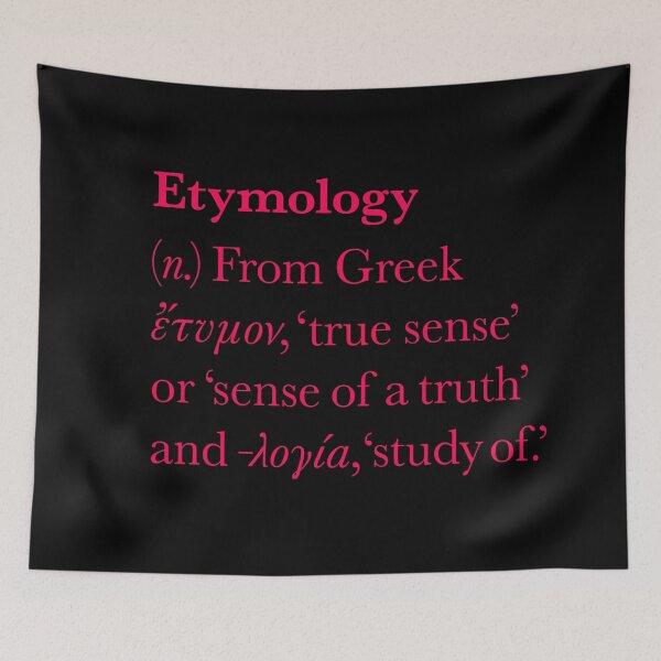 Item preview, Etymology definition. v.8 designed and sold by x1brett.