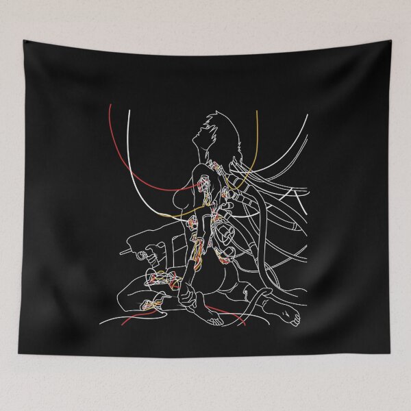 Item preview, Ghost In The Shell-White On Dark Cool  designed and sold by BrommKarlotta.