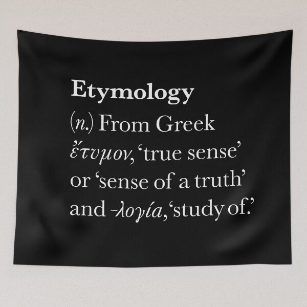 Item preview, Etymology definition. v.9 designed and sold by x1brett.