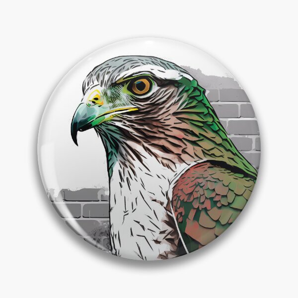 Artikelvorschau, Northern Goshawk, A Fierce Bird entworfen und verkauft von MVDigitalArt.