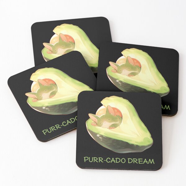 Item preview, Purr-Cado Dream Funny Avocado Kawaii Cat Lover designed and sold by SecretDicer.