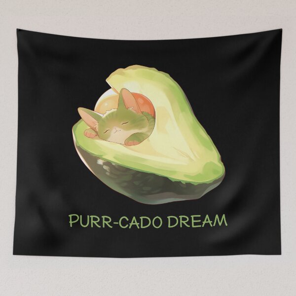 Item preview, Purr-Cado Dream Funny Avocado Kawaii Cat Lover designed and sold by SecretDicer.