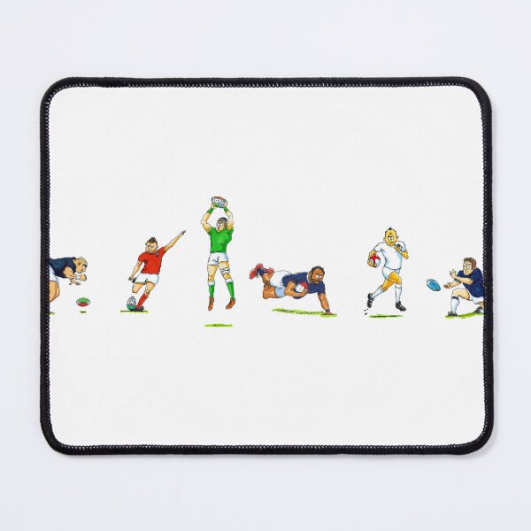 Item preview, Six Nations rugby players designed and sold by dizzycatbiz.