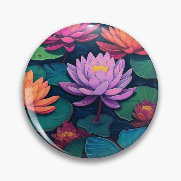 Item preview, Water Lilies Pattern 1 designed and sold by BloomBoutiqueTs.