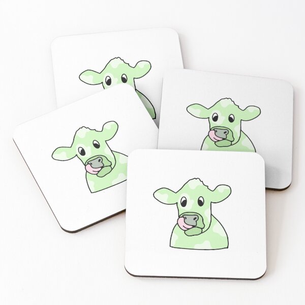 Item preview, Green Cow Cartoon designed and sold by storybees.