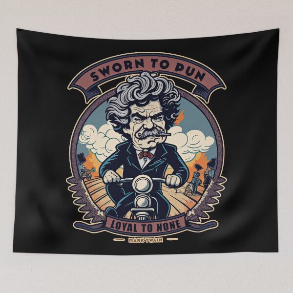 Item preview, Mark Twain - Sworn to Pun, Loyal to None designed and sold by danielliamgill.