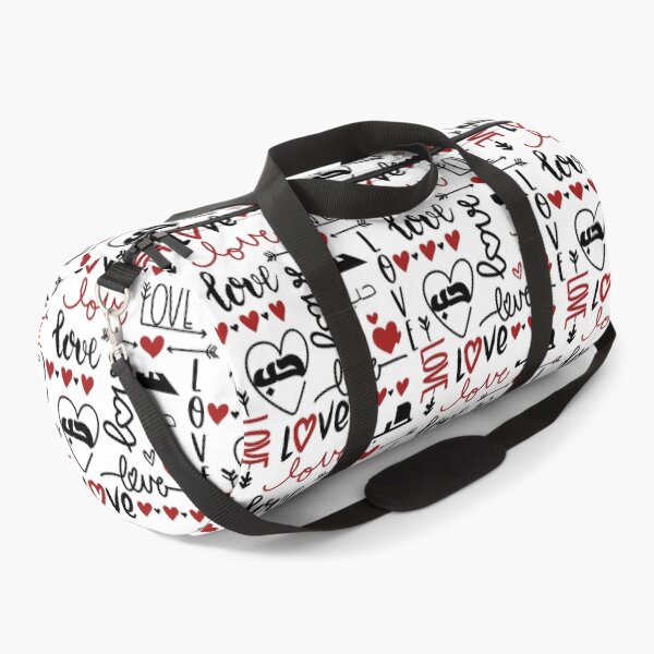 Item preview, Love in Arabic Calligraphy Hub Hubb حب White Black Red designed and sold by ZamZamDesign.