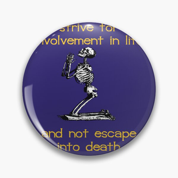 Item preview, Strive For Involvement In Life Atheist Belief Quote designed and sold by taiche.
