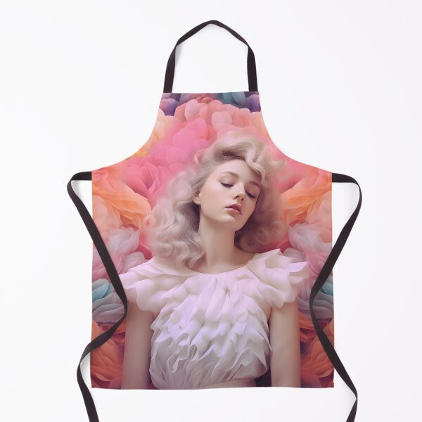 Item preview, Image of a girl posing on a pink background designed and sold by HaberkaDesign.