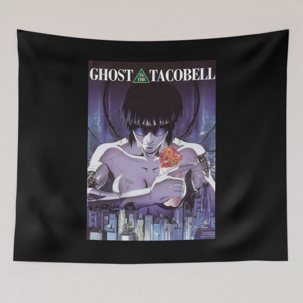 Item preview, Ghost In The Taco Bell Cyborg Ghost In The Shell designed and sold by BrommKarlotta.