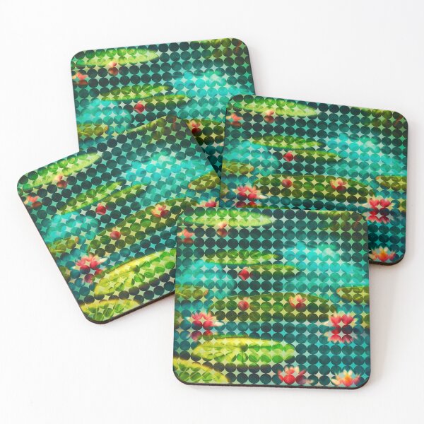 Item preview, Abstract circles pattern - "water lilies" designed and sold by Hemindway.
