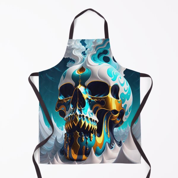 Item preview, White skull with gold accents designed and sold by MadinaFatt.