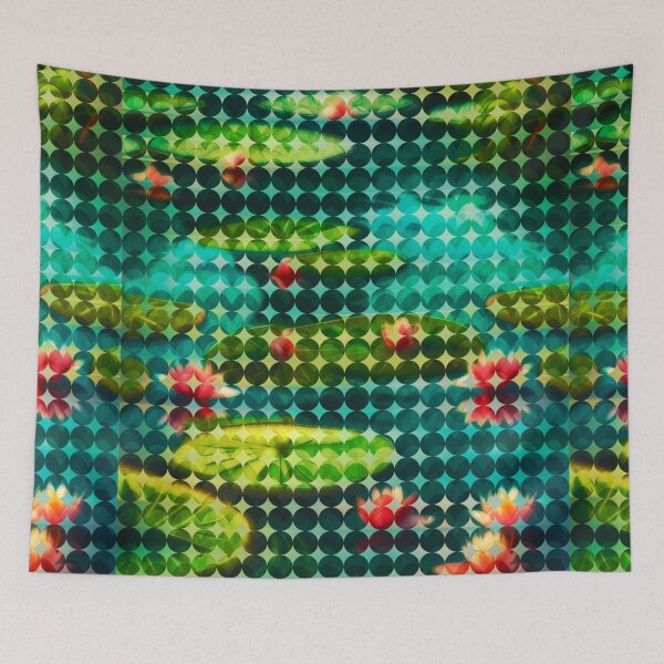 Item preview, Abstract circles pattern - "water lilies" designed and sold by Hemindway.