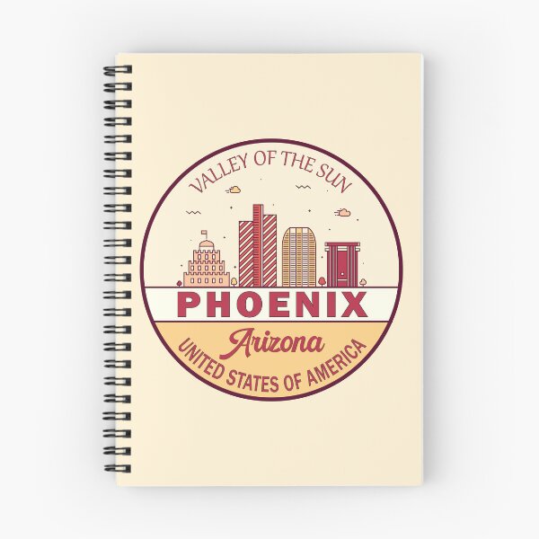Item preview, Phoenix Arizona City Skyline Emblem designed and sold by KrisSidDesigns.