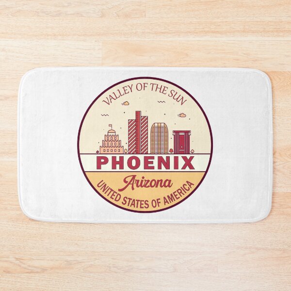 Item preview, Phoenix Arizona City Skyline Emblem designed and sold by KrisSidDesigns.