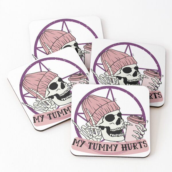 Item preview, My Tummy Hurts Skull Design designed and sold by ruth311.