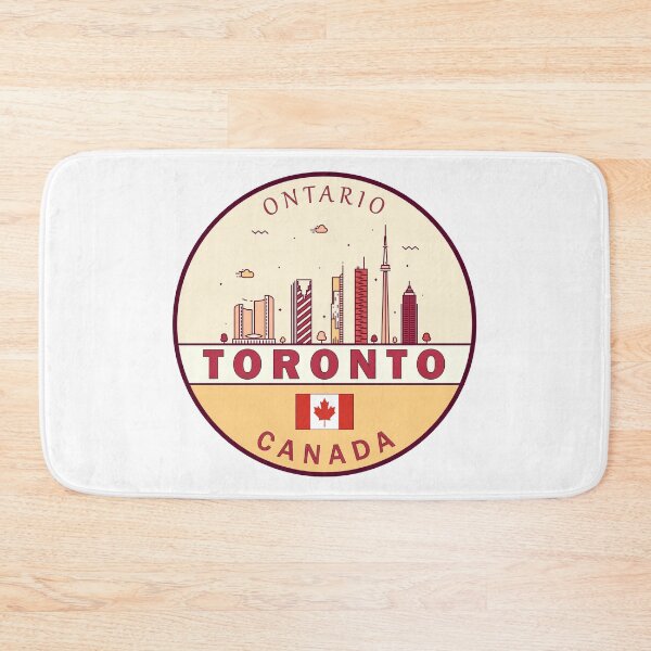 Item preview, Toronto Canada City Skyline Emblem designed and sold by KrisSidDesigns.