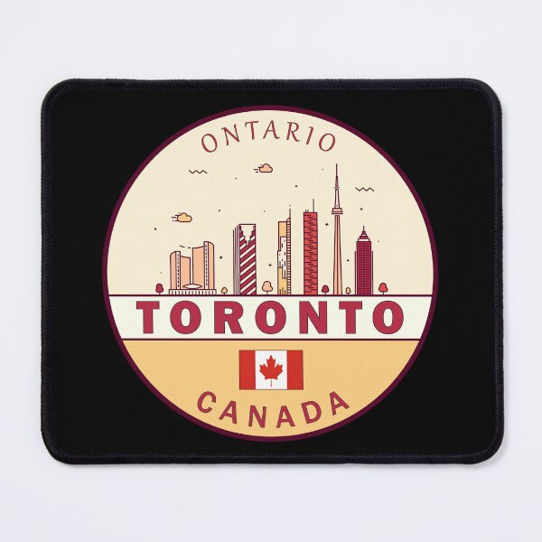 Item preview, Toronto Canada City Skyline Emblem designed and sold by KrisSidDesigns.